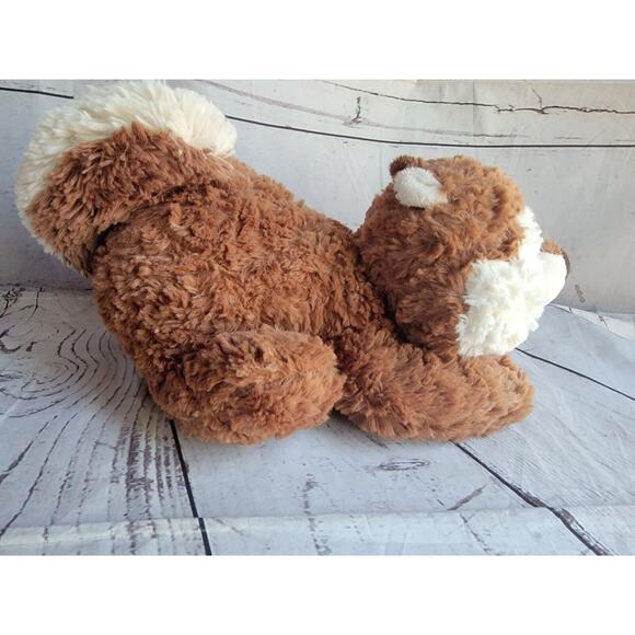 Aurora white and Brown 12 Inch Chipmunk Plush Stuffed Animal Tushies Animals - Picture 3 of 7